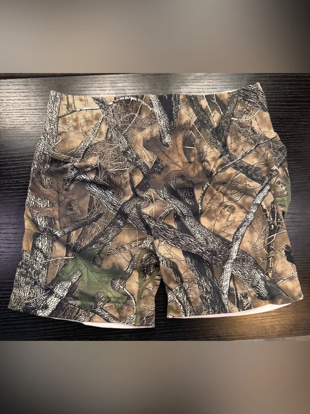 NWOT Vital Apparel Pinnacle Seamless Scrunch Butt 4” Forest Camo — Small - Picture 7 of 9